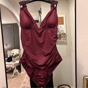 NWT Gibson Burgundy Garment